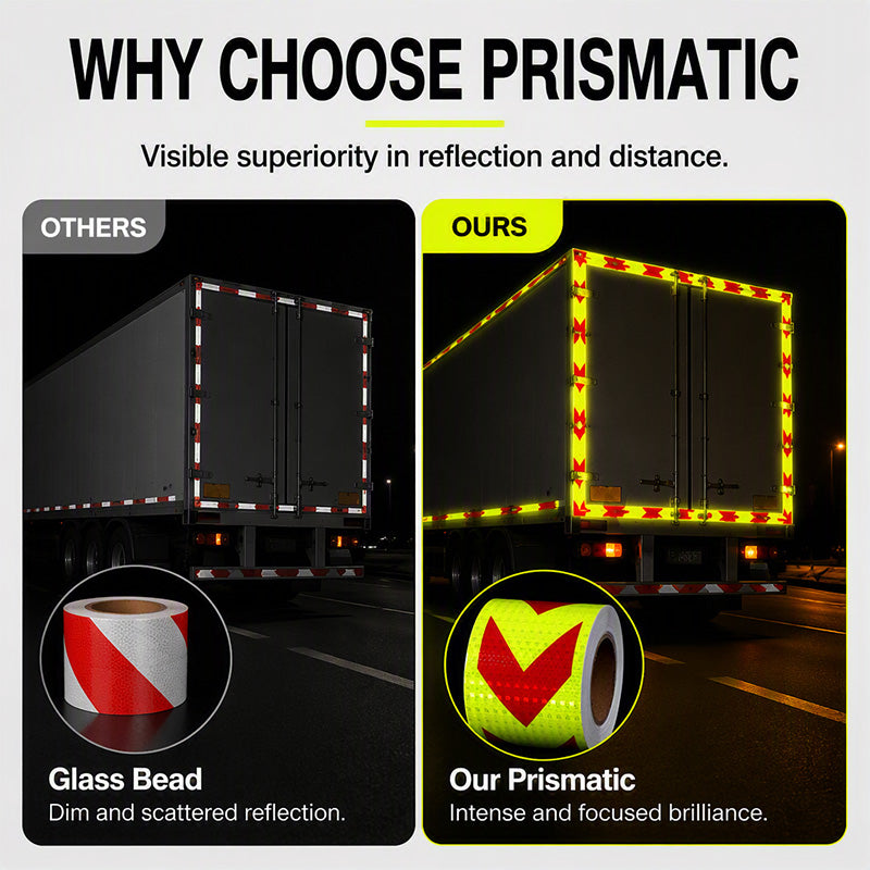 ⚠️ High-Visibility Reflective Arrow Tape – PET Safety Marking Tape