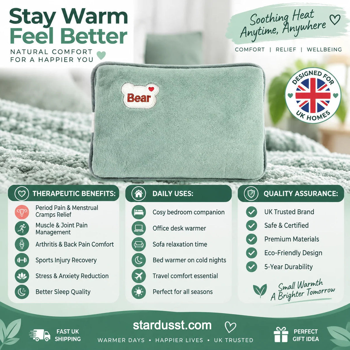 🎄Christmas Sale! LAST DAY ONLY! Just $22.99!⏰Rechargeable hot water bottles, heat packs, explosion-proof heat pads