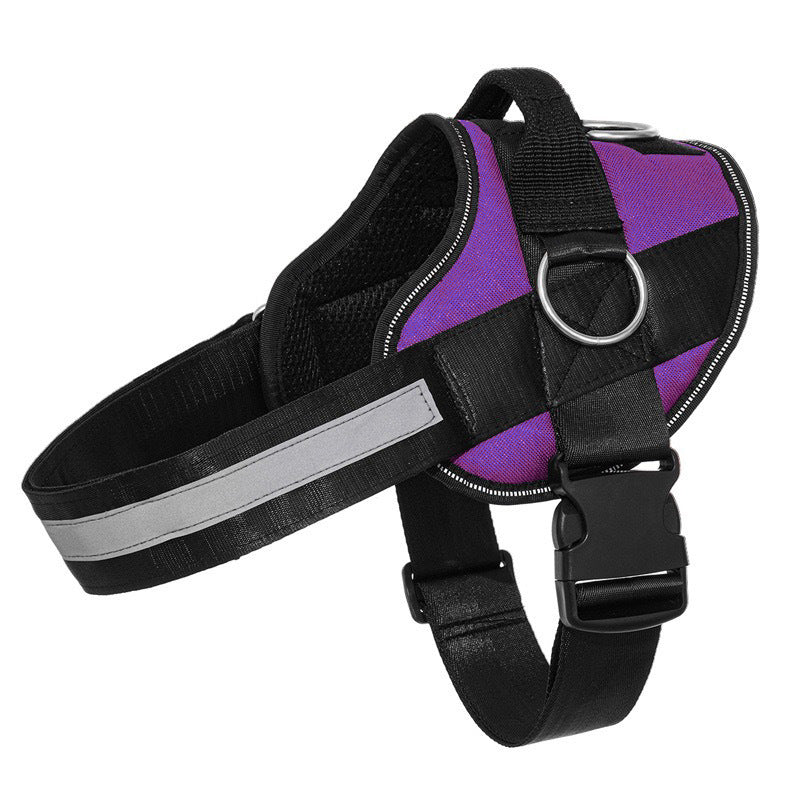 🐾 Reflective Dog Harness with Handle ✨ Breathable & Adjustable Comfort Vest for Small to Large Dogs