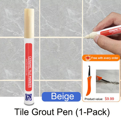 🔥 BUY 2 GET 1 FREE✨Anti-Mold Waterproof Tile Grout Pen