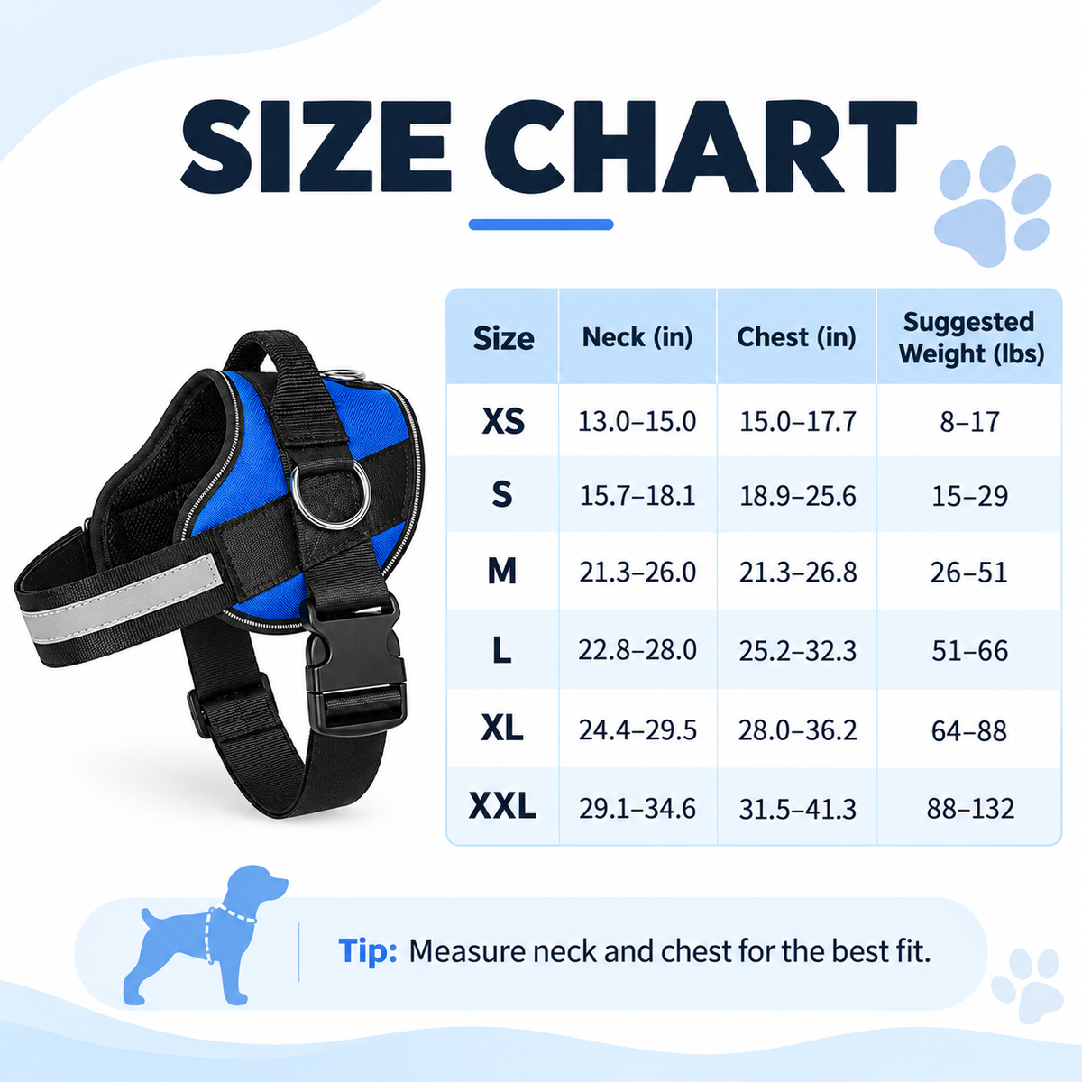 🐾 Reflective Dog Harness with Handle ✨ Breathable & Adjustable Comfort Vest for Small to Large Dogs