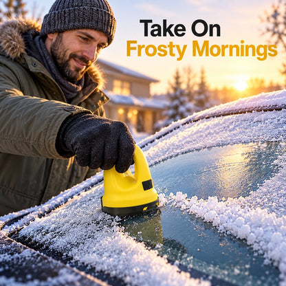 Handheld Electric Ice Scraper for Car Windows