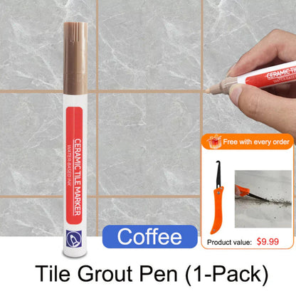 🔥 BUY 2 GET 1 FREE✨Anti-Mold Waterproof Tile Grout Pen