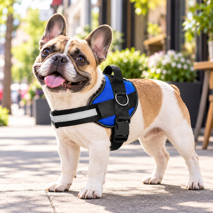 🐾 Reflective Dog Harness with Handle ✨ Breathable & Adjustable Comfort Vest for Small to Large Dogs