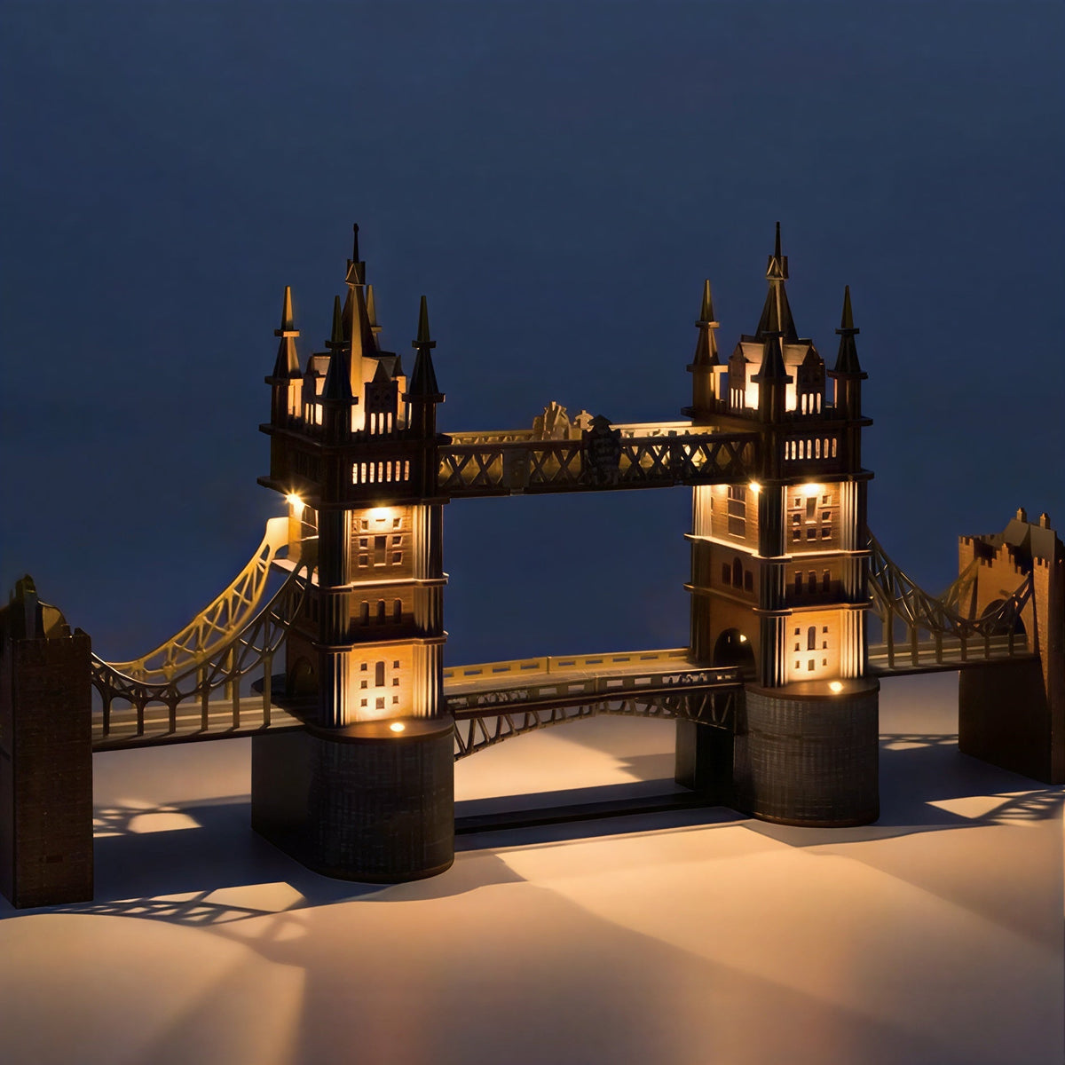 🏰 London Tower Bridge 3D Wooden Puzzle Kit | DIY Plymagic Assembly Model | 49% OFF | Gift for Architecture Lovers 🧩✨