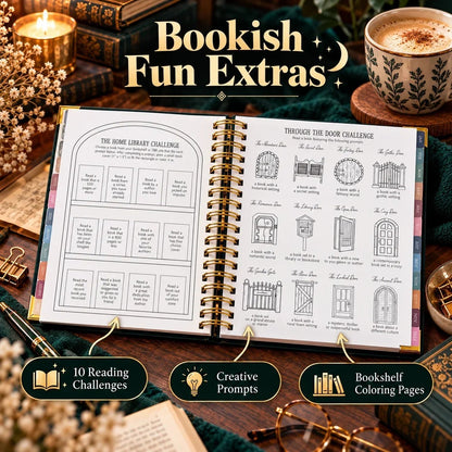 Midnight Study Hardcover Reading Planner for Book Lovers🌟Buy 3 Free Shipping