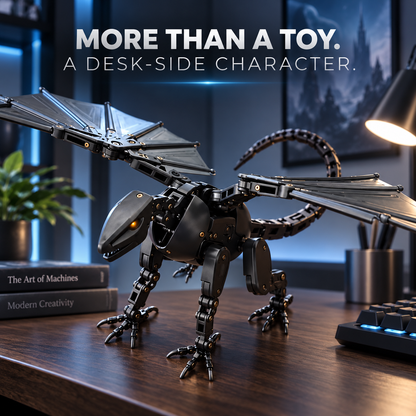 🐉 Mechanical Transforming Dragon Egg Toy - Sci-Fi Mech Dragon