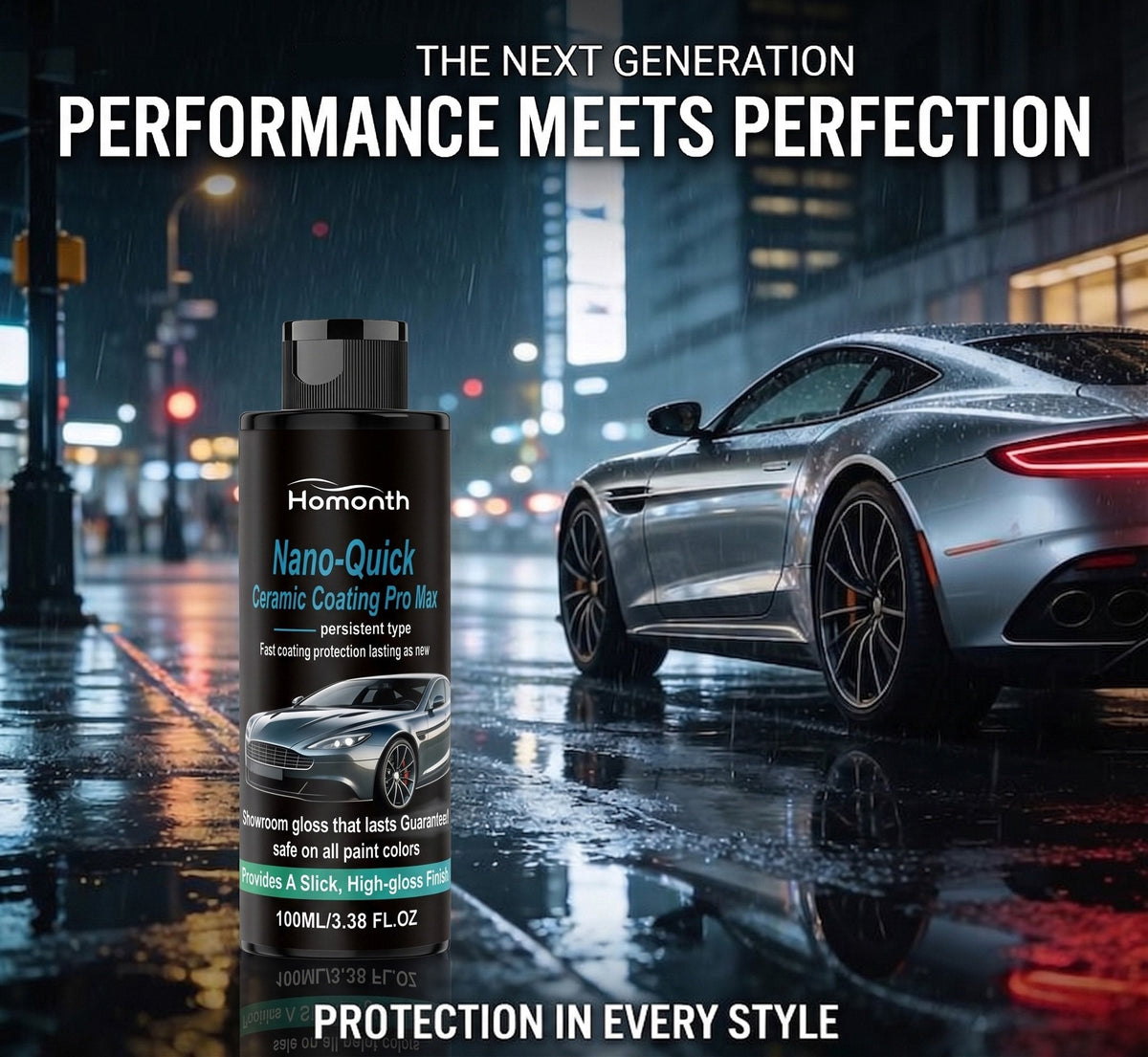 💎 Nano-Quick Ceramic Coating – Bring Back That Showroom-Like Shine