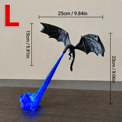 🐉 Fire-Breathing Dragon Book Nook Light – LED Fantasy Bookshelf Decor ✨