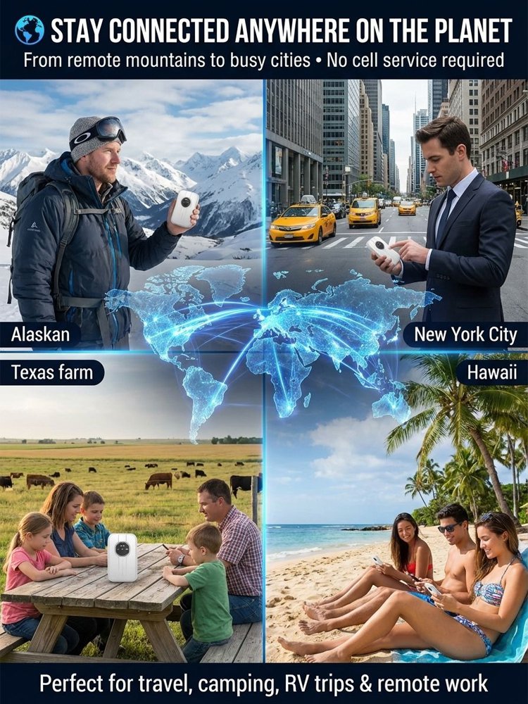 📶 Portable Wi-Fi Router – Travel Hotspot & Multi-Device Connection