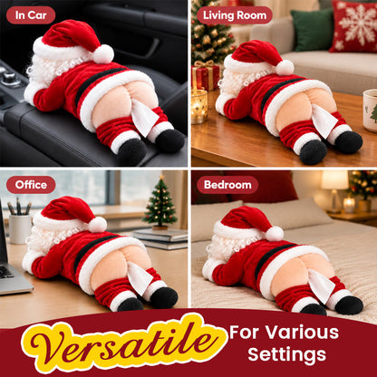 🎅 Funny Santa Butt Tissue Box | Hilarious Christmas Gift & Prank