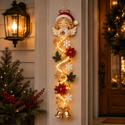 🎄 Christmas Magic Glowing Door Hanger – Light Up Your Door for the Holidays