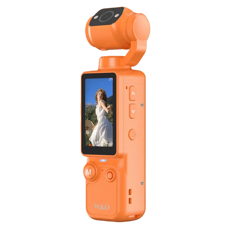 📸 2.5K UHD Pocket Vlogging Camera with 180° Rotating Lens & 32GB Card 🎥