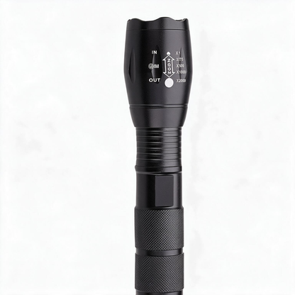 [Night Vision Flashlight] Ultra-Bright White Laser Zoomable Flashlight