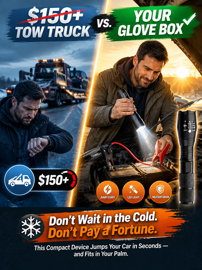 [Night Vision Flashlight] Ultra-Bright White Laser Zoomable Flashlight