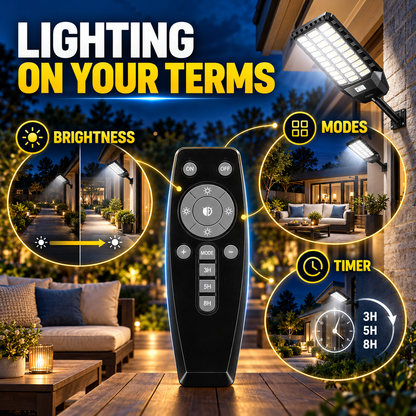 ⏰Limited Time 50% OFF☀️ Ultra Bright Solar LED Street Light System✨ Solar-Powered & Energy-Saving