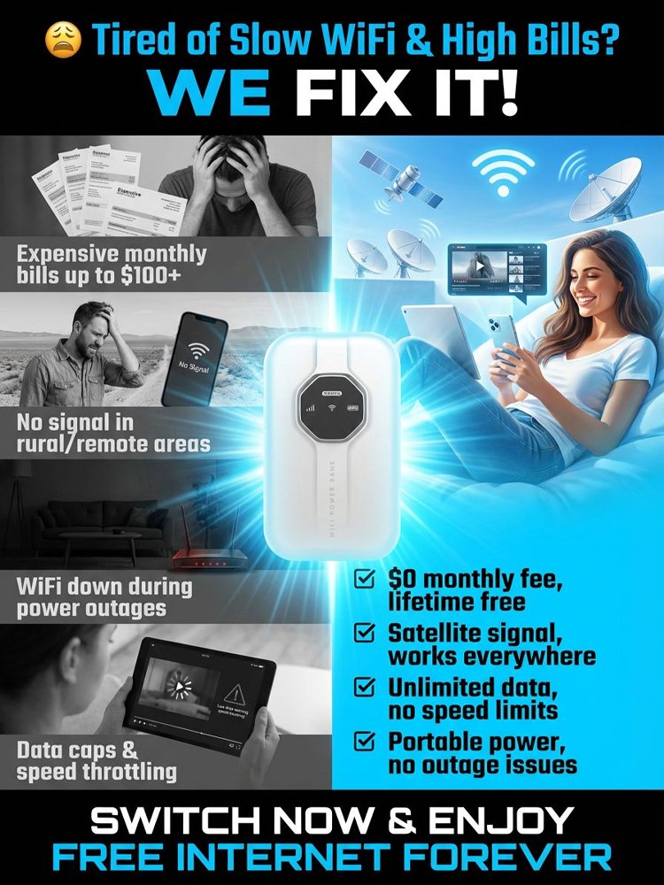 📶 Portable Wi-Fi Router – Travel Hotspot & Multi-Device Connection