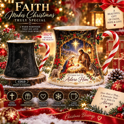 🎄 Last Day 50% OFF🎁Christmas Magic Color-changing Mug – Heat Reveal Holiday Gift