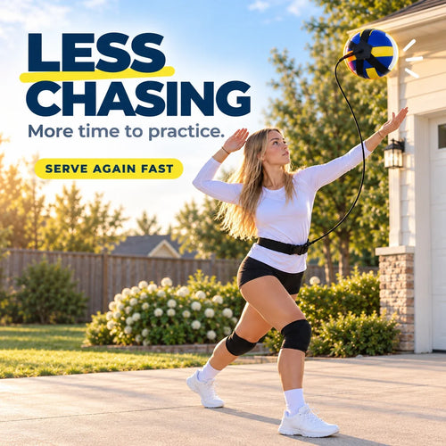 🏐 50% OFF – Solo Volleyball Serve Trainer – Practice Without a Partner