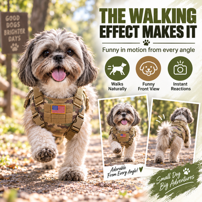 🔥 50% OFF🪖Pet Tactical Soldier Uniform – Military Style Dog Costume
