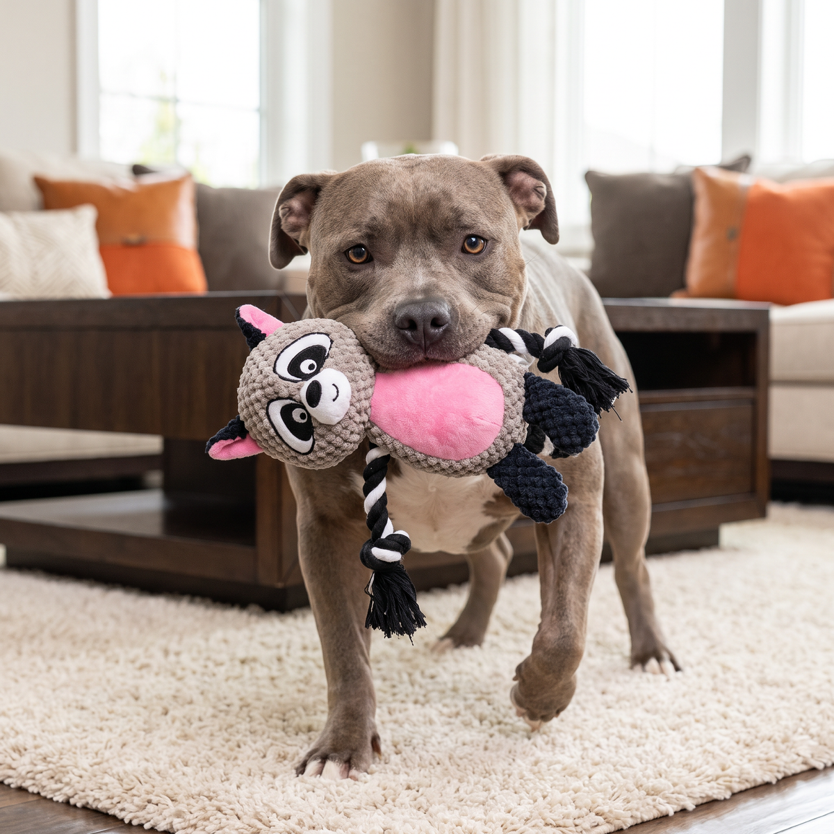 Cotton Rope Plush Dental Squeaky Dog Toy