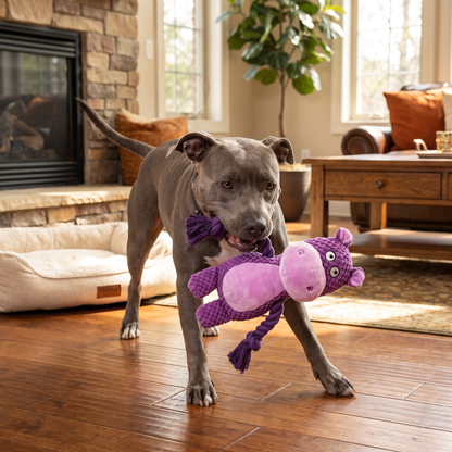 Cotton Rope Plush Dental Squeaky Dog Toy