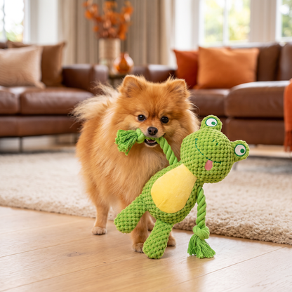 Cotton Rope Plush Dental Squeaky Dog Toy
