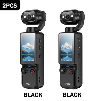 📸 2.5K UHD Pocket Vlogging Camera with 180° Rotating Lens & 32GB Card 🎥