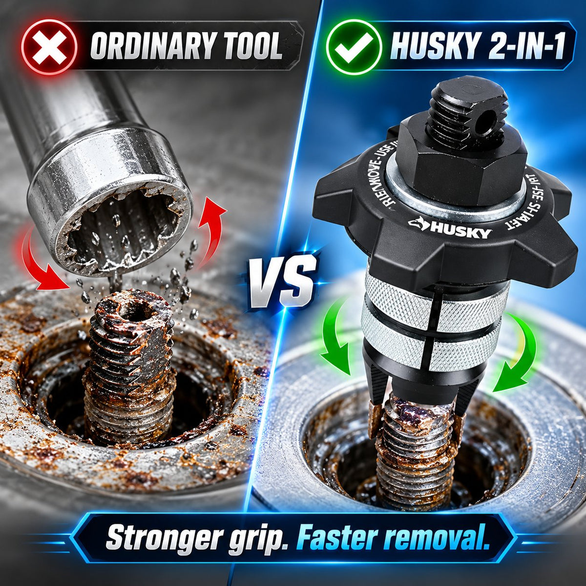 🛠️ Heavy-Duty Expanding Tub Drain Remover – Remove Stuck & Rusted Drains
