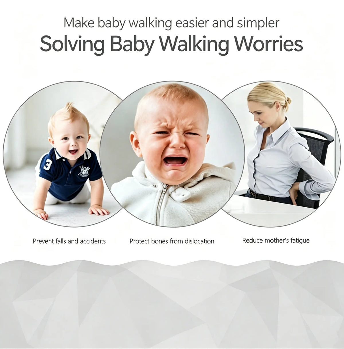 👶 Ergonomic Toddler Walking Assistant Harness – Breathable Safety Walker 👣