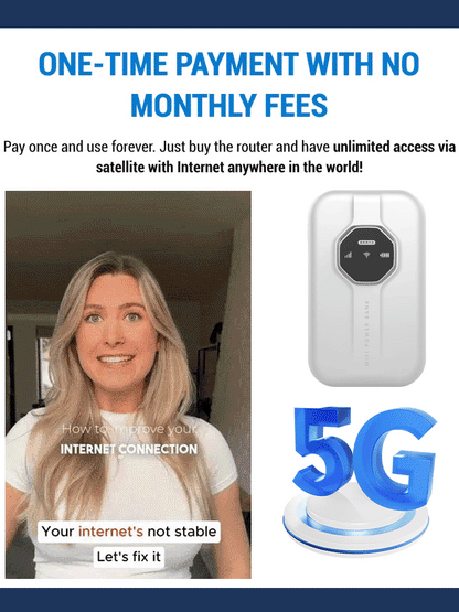 📶 Portable Wi-Fi Router – Travel Hotspot & Multi-Device Connection