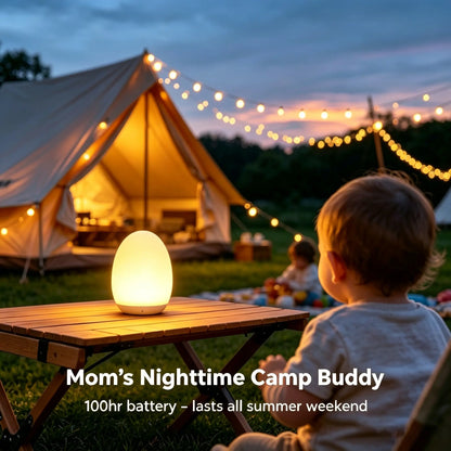 👶🌙Rechargeable Baby Night Light – Soft 7-Color Glow for Nursery & Bedtime
