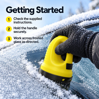 Handheld Electric Ice Scraper for Car Windows