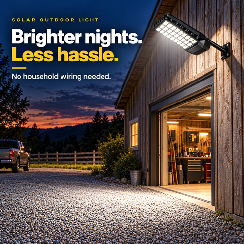 ⏰Limited Time 50% OFF☀️ Ultra Bright Solar LED Street Light System✨ Solar-Powered & Energy-Saving