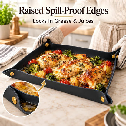 🔥HOT SALE 50% OFF - 🧀 Snap-Corner Non-Stick Silicone Baking Mat