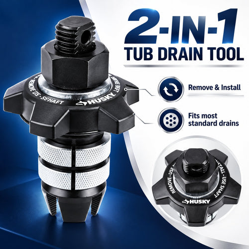 🛠️ Heavy-Duty Expanding Tub Drain Remover – Remove Stuck & Rusted Drains
