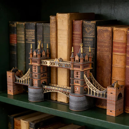 🏰 London Tower Bridge 3D Wooden Puzzle Kit | DIY Plymagic Assembly Model | 49% OFF | Gift for Architecture Lovers 🧩✨