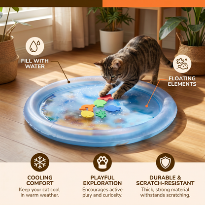 Cooling Play Water Bed for Cats 2.0