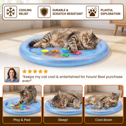 Cooling Play Water Bed for Cats 2.0