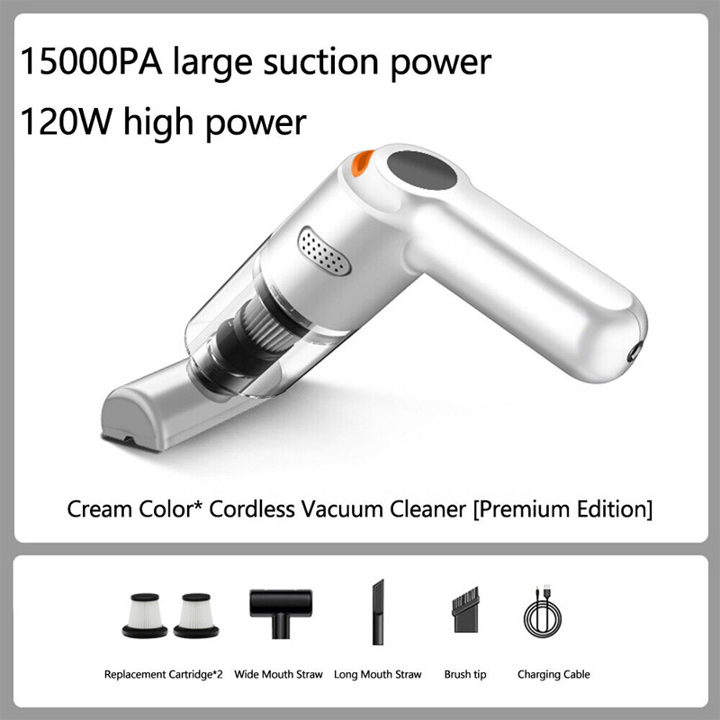 🚗 Cordless Handheld Car Vacuum Cleaner - 10000PA Suction Portable Dust Buster 🧹