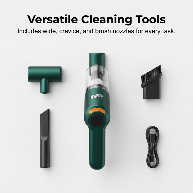 🚗 Cordless Handheld Car Vacuum Cleaner - 10000PA Suction Portable Dust Buster 🧹