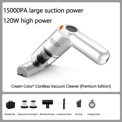 🚗 Cordless Handheld Car Vacuum Cleaner - 10000PA Suction Portable Dust Buster 🧹