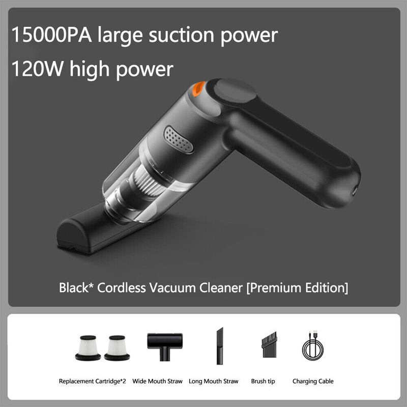 🚗 Cordless Handheld Car Vacuum Cleaner - 10000PA Suction Portable Dust Buster 🧹