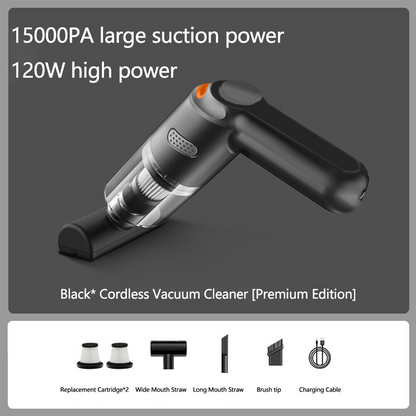 🚗 Cordless Handheld Car Vacuum Cleaner - 10000PA Suction Portable Dust Buster 🧹