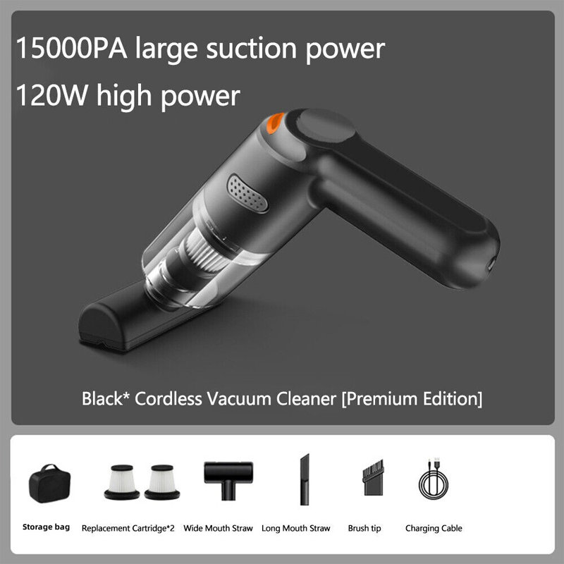 🚗 Cordless Handheld Car Vacuum Cleaner - 10000PA Suction Portable Dust Buster 🧹