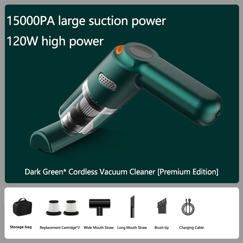 🚗 Cordless Handheld Car Vacuum Cleaner - 10000PA Suction Portable Dust Buster 🧹