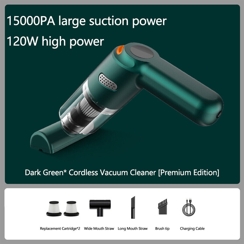 🚗 Cordless Handheld Car Vacuum Cleaner - 10000PA Suction Portable Dust Buster 🧹