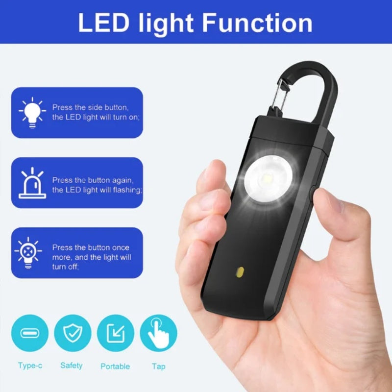 🚨 50% off She's Birdie personal safety alarm – 130 dB siren, strobe light, and USB-C rechargeable. Compact, easy to use, and designed to deter attackers! ✨🛡️