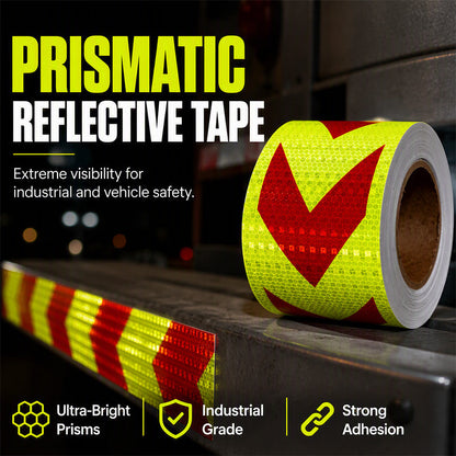 ⚠️ High-Visibility Reflective Arrow Tape – PET Safety Marking Tape