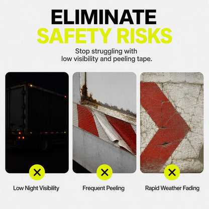 ⚠️ High-Visibility Reflective Arrow Tape – PET Safety Marking Tape